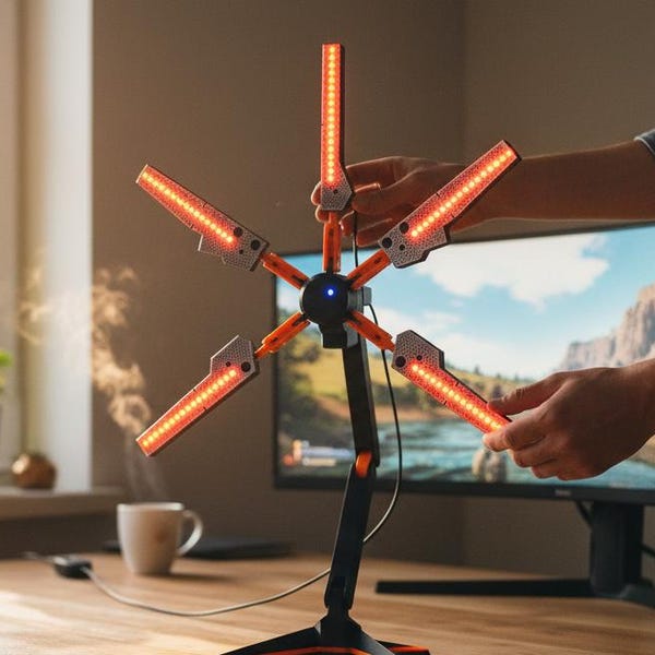 Death Stranding Odradek Terrain Scanner Replica - Functional LED Desk Lamp - App Controlled Gamer Room Decor - Gift for Gamers