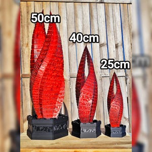 3D-Printed Dead Space Obelisk Marker Lamp  Dead Space 2 Marker | Table Lamp & Decoration | LED with Remote Control