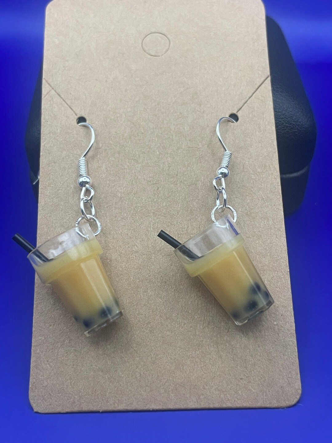 Boba Tea Earrings Etsy