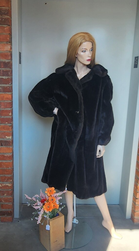 Vintage Grandella Faux Fur Coat