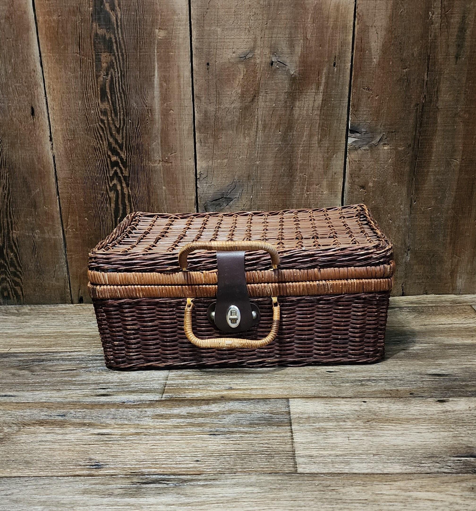 英国製Optima オプティマ ピクニックバスケット 4人用 Optima Picnic Basket, Picnic Basket for 4, English Made