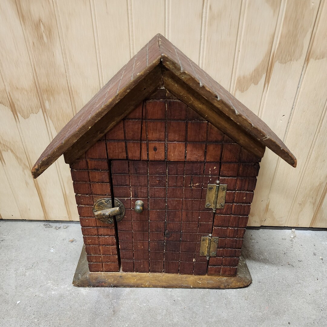 Vintage Tramp Art House Etsy