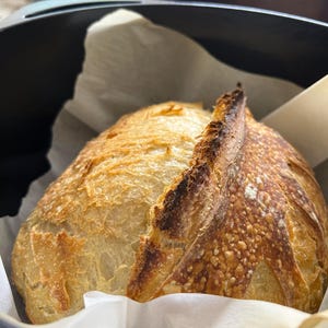 Beginner Sourdough Starter Kit with Starter Flakes, Recipe Guide, and Jar Cover bild 5