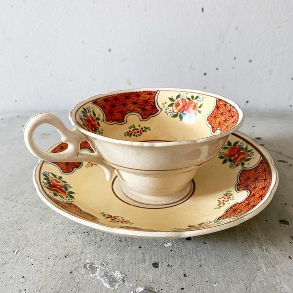 English tea cup set || 1930' || vintage