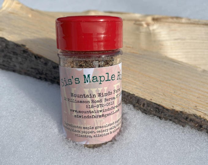 Spice Rub - Sis's Seasoning - Maple Sugar Dry Rub for Meats, Vegetables, and More