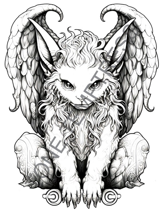 Mythical Creatures Coloring Pages