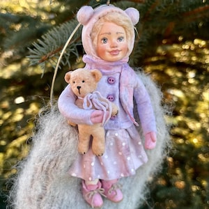 Cute cotton Christmas tree toy
