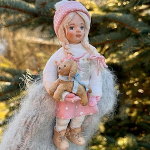 Cute cotton Christmas tree toy