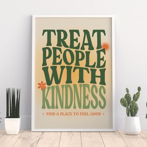 Harry Styles Treat People With Kindness Printable Art Music Poster in A3 PDF format || Harry's House, Wall Decor, As It Was, Fine Line