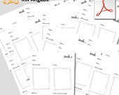 Minimalistischer Wochenplaner PDF – Druckbare To Do Liste | Sofort Download Wochenübersicht A4 für Fokus, Ziele & Zeitmanagement