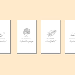 Wall poster mindfulness set download A4 Last Minute DIY gift pdf