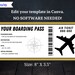 Fake Airplane Ticket Trip - Printable Boarding Ticket - Editable ...