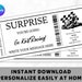 Surprise Go Karts Ticket Certificate Voucher Card Template - Printable ...