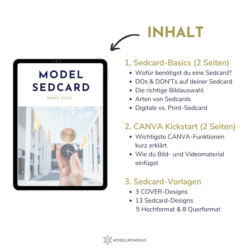 Setcard Sedcard Guide und Vorlagen | Model Comp Card Templates | Modelkompass ...