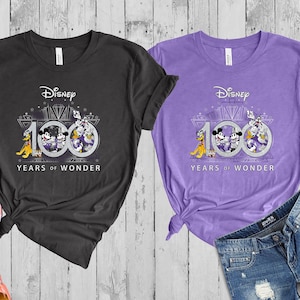 Disney 100 Years Of Wonder Matching Shirt, Disney 100th Anniversary Family Trip Shirt, Disney World of Magic Castle Shirt, Disney Mickey Tee