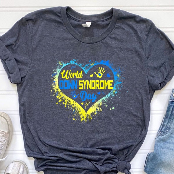 Chemises de la Journée mondiale du syndrome de Down, chemise de sensibilisation au syndrome de Down, chemise de la Journée mondiale du syndrome de Down, cadeau de sensibilisation, cadeau de sensibilisation au syndrome de Down