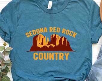 Sedona Red Rock Country Shirt, Hiking Shirt, Camping Shirt, Country Rock Shirt, Sedona Red Rocks Shirt, Nature Lover Gift, Travel Shirt