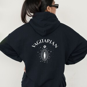 Vagitarian Hoodie, Lesbian Hoodie, Funny Lesbian Hoodie, Lesbian Hoodie, Rainbow Hoodie, Equality Hoodie, LGBTQ Pride Hoodie, Lesbian Shirt