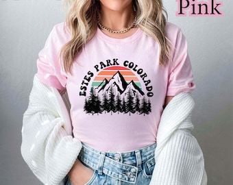 Estes Park Colorado Shirt, Vintage Mountain Tee, National Park Shirt, Family Souvenir Gift, Hiking Tee, Travel Shirt, Rocky Mountain Apparel