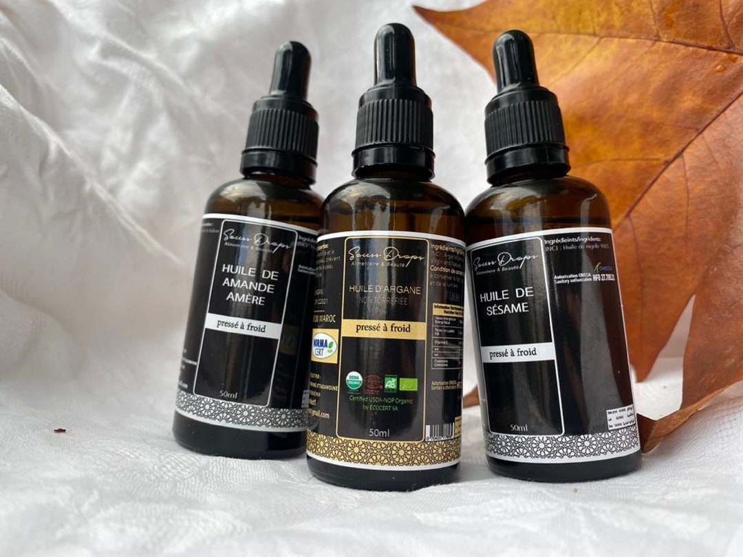 Vegetable Oils for Dry Hair argan Sesame Bitter Almond Etsy