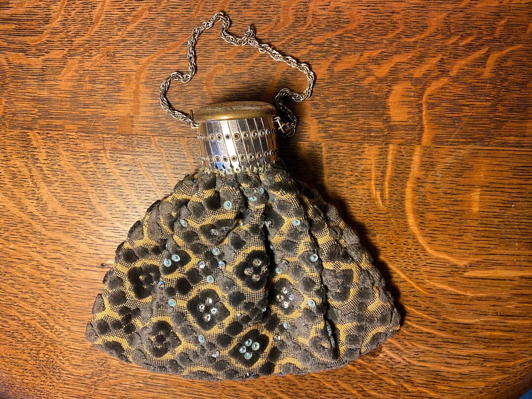 Gate Top Purse Beggars Pouch Expandable Opening Made in Etsy