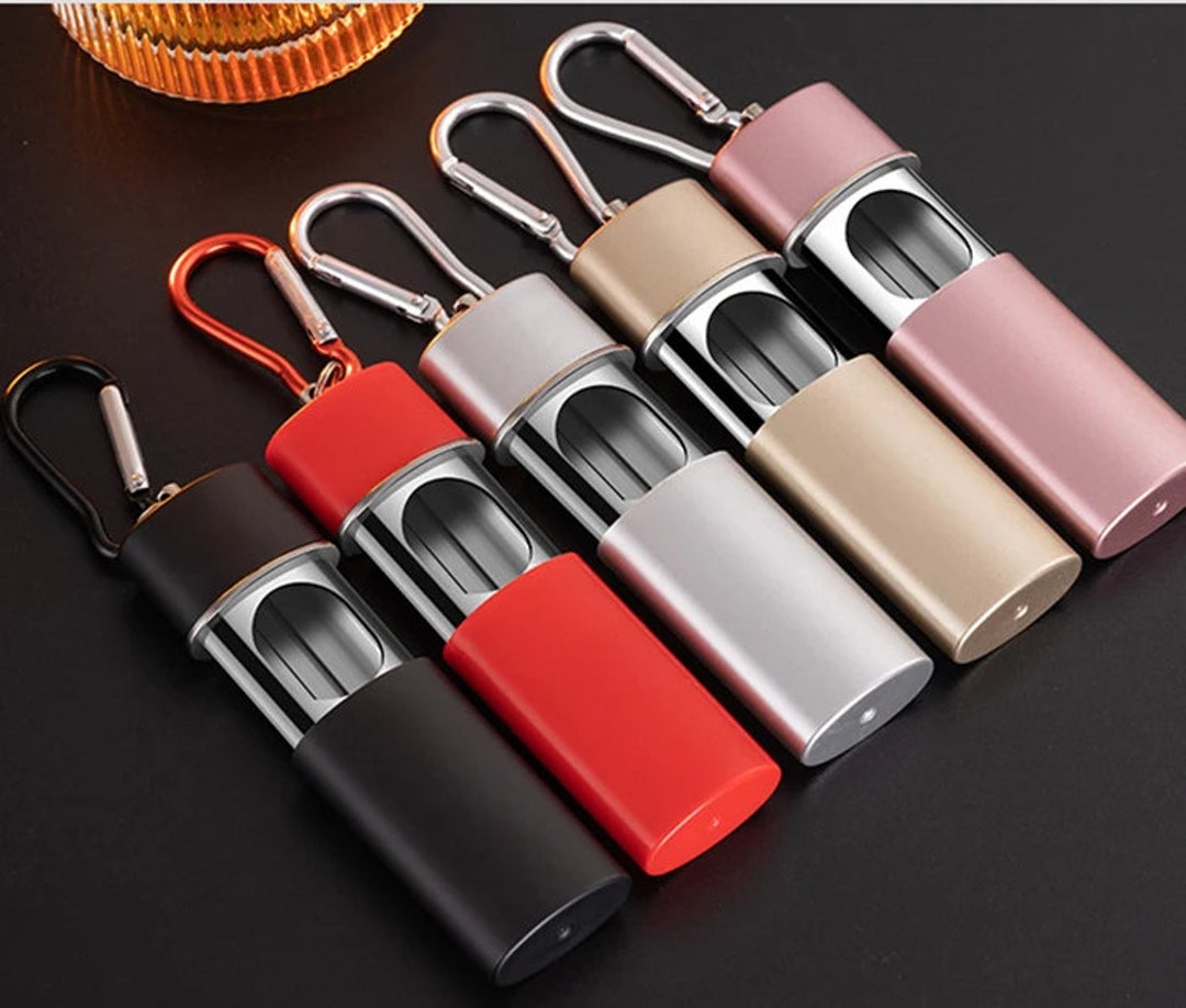 Aluminium Portable Ash Tray and Cigarette Holder With Keychain ...