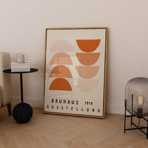 Bauhaus Wall Art Printable - Bauhaus Ausstellung Poster - Bauhaus - Geometric Art - Abstract Wall Art - Bauhaus Exhibition Print