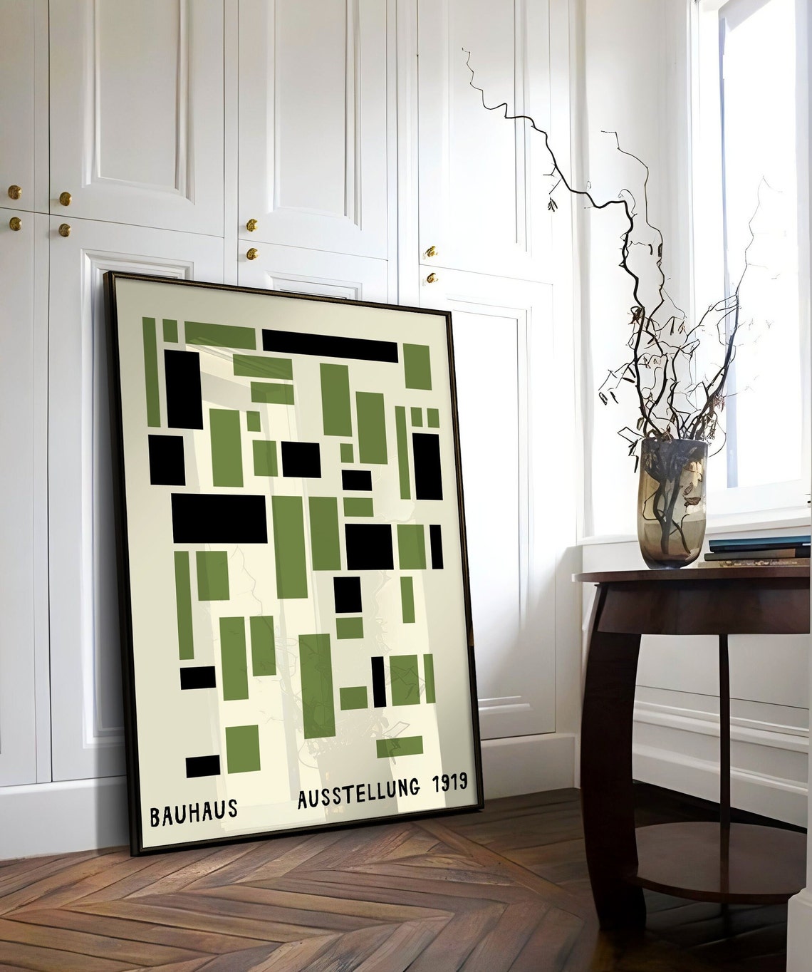Bauhaus Printable Poster Set of 2 Mid Century Modern Print - Etsy