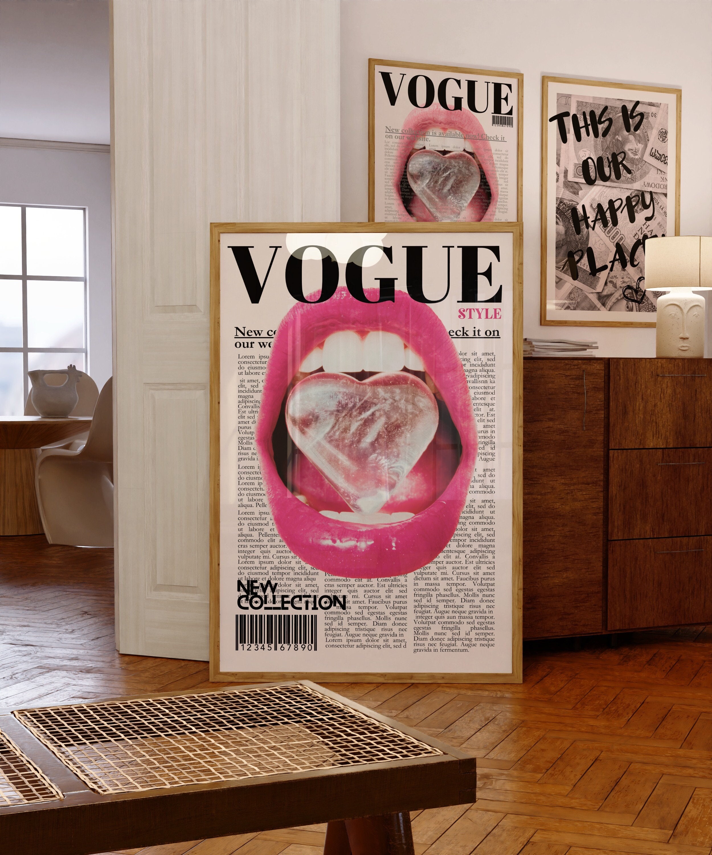 Pink Vogue Art 