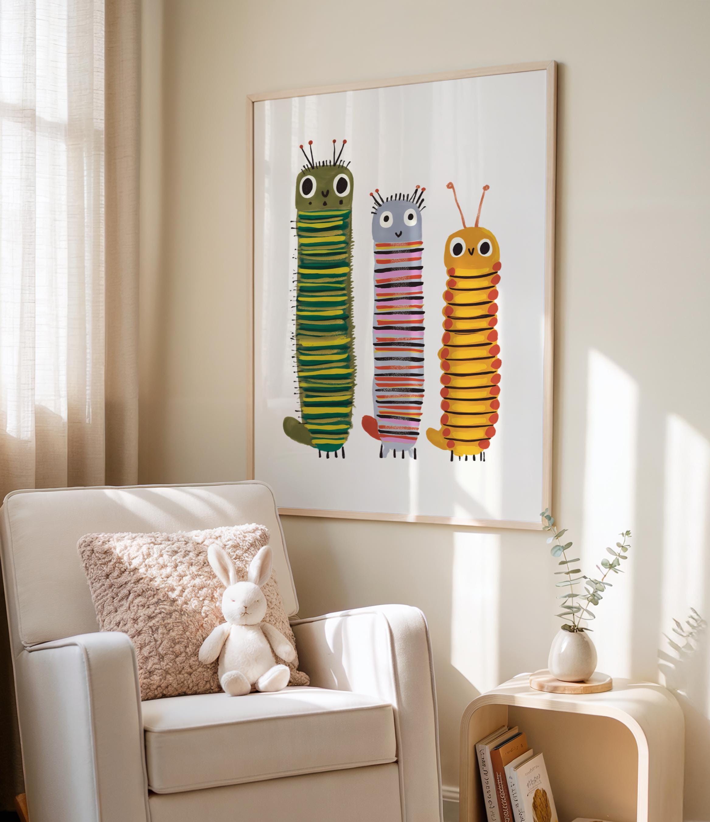 Caterpillar Nursery Art Print, Kids Room Decor (digital Download) - Etsy