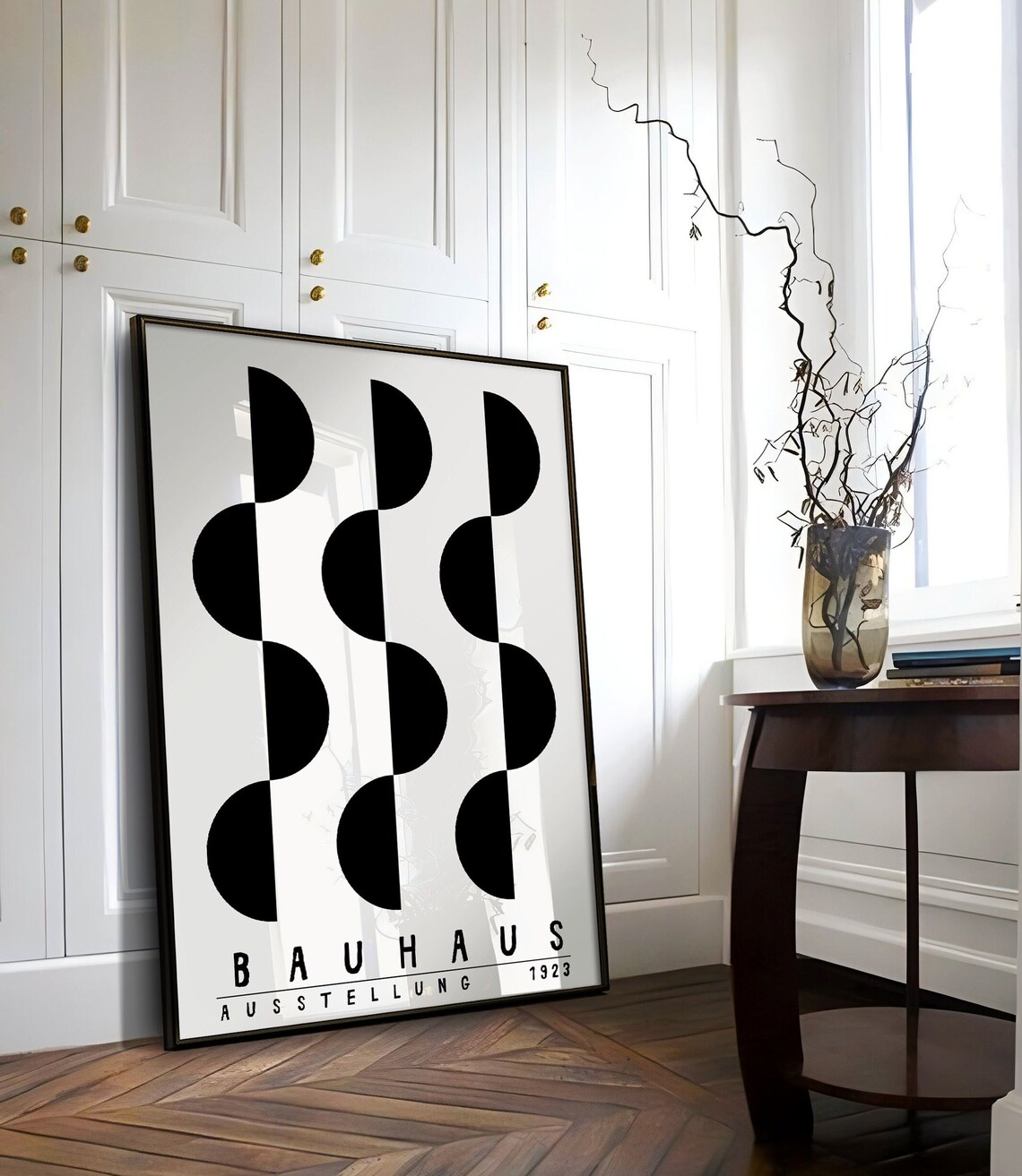 Bauhaus Printable Poster Set of 2 Mid Century Modern Print - Etsy