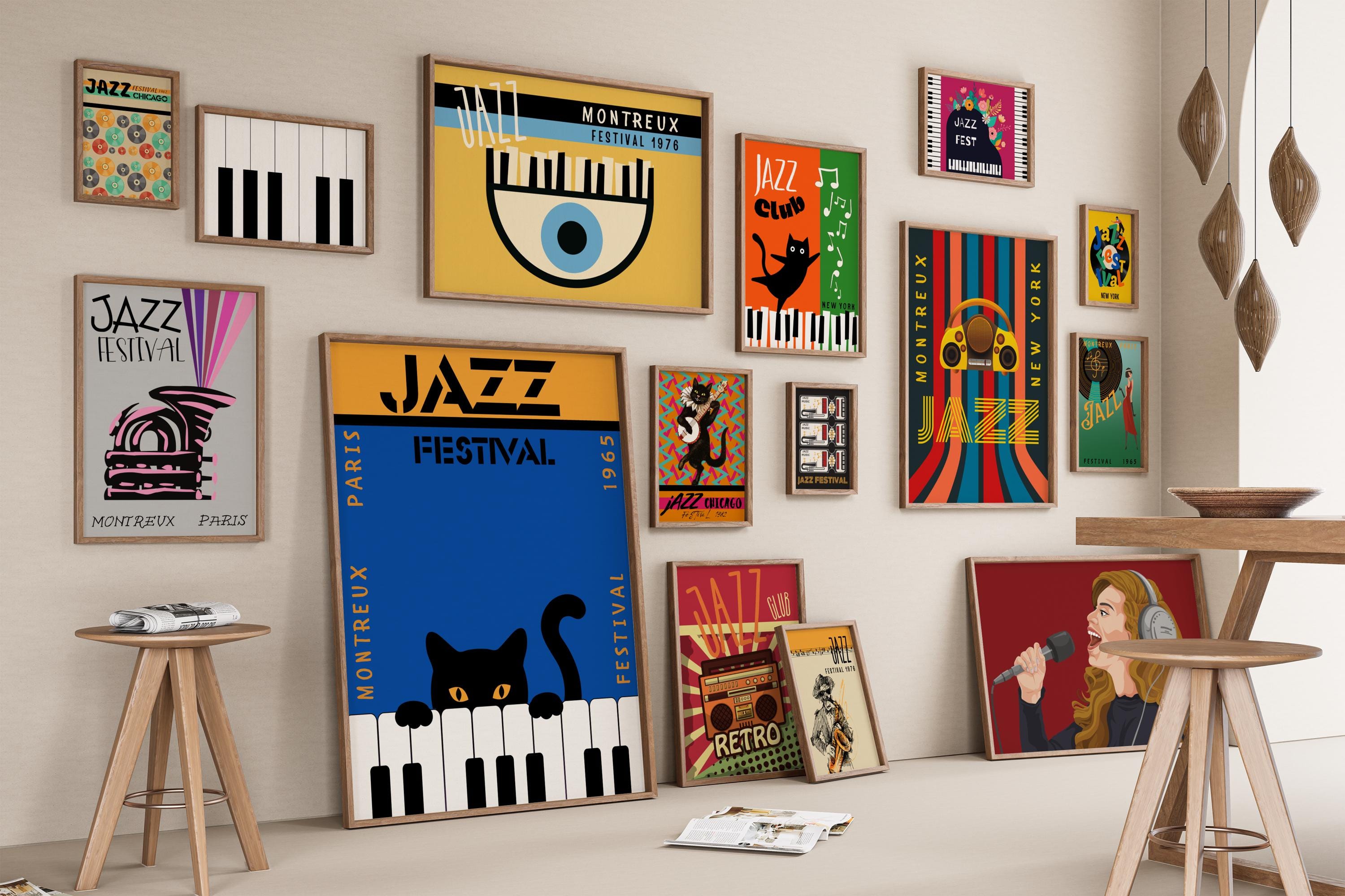 Jazz poster - Etsy 日本