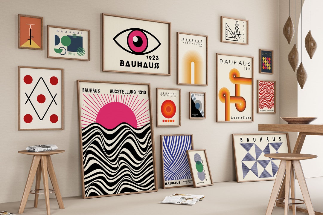 200+ Printable Bauhaus Art Prints for Home Decor - Bauhaus Gallery Set ...