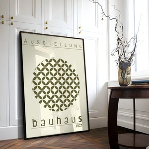 Bauhaus Printable Poster Set of 2 - Mid Century Modern Print Set ...