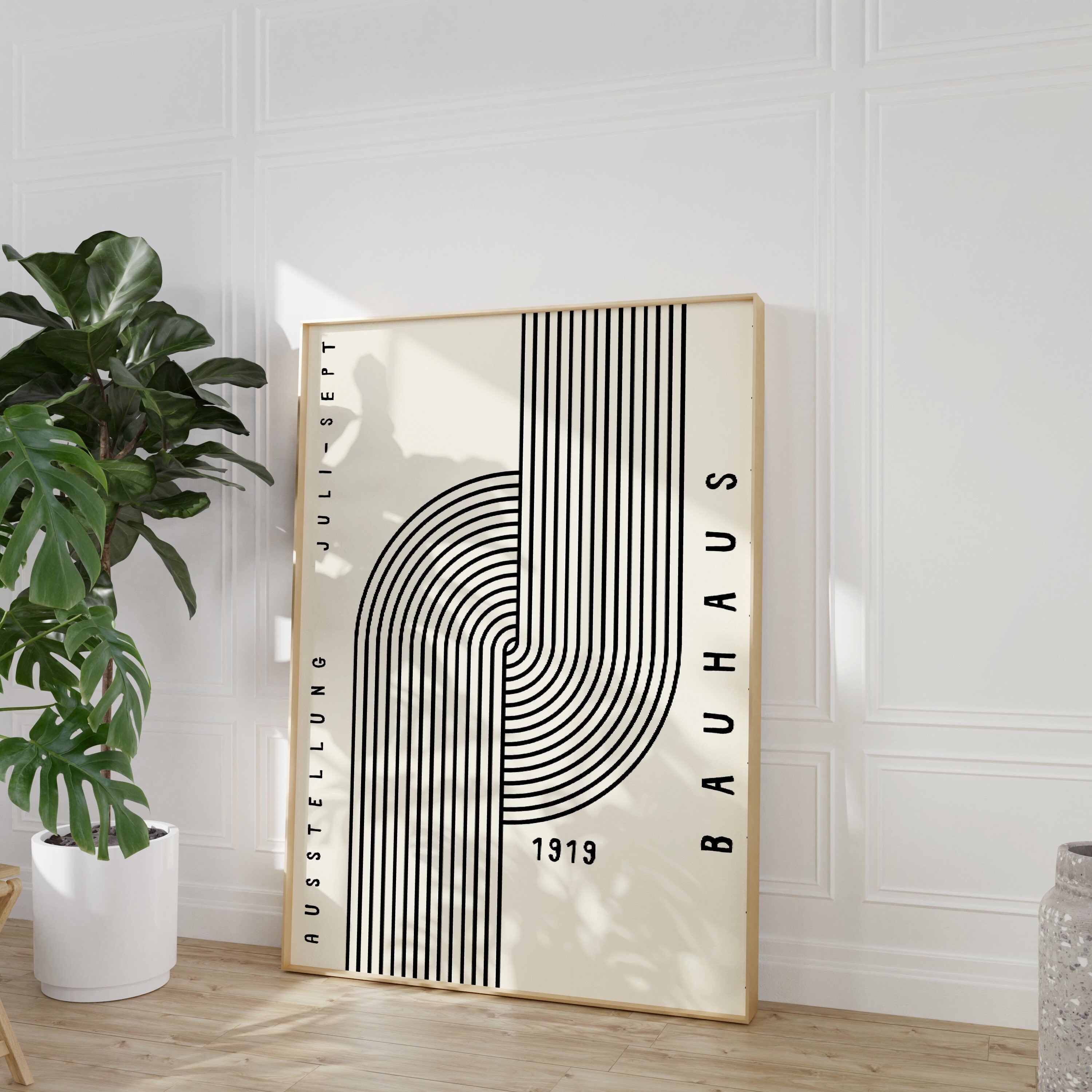 Bauhaus Exhibition Poster: Geometric Abstract Art (digital Download) - Etsy