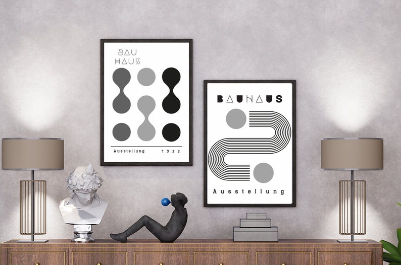 Bauhaus Printable Wall Art Set of 6bauhaus Ausstellung - Etsy