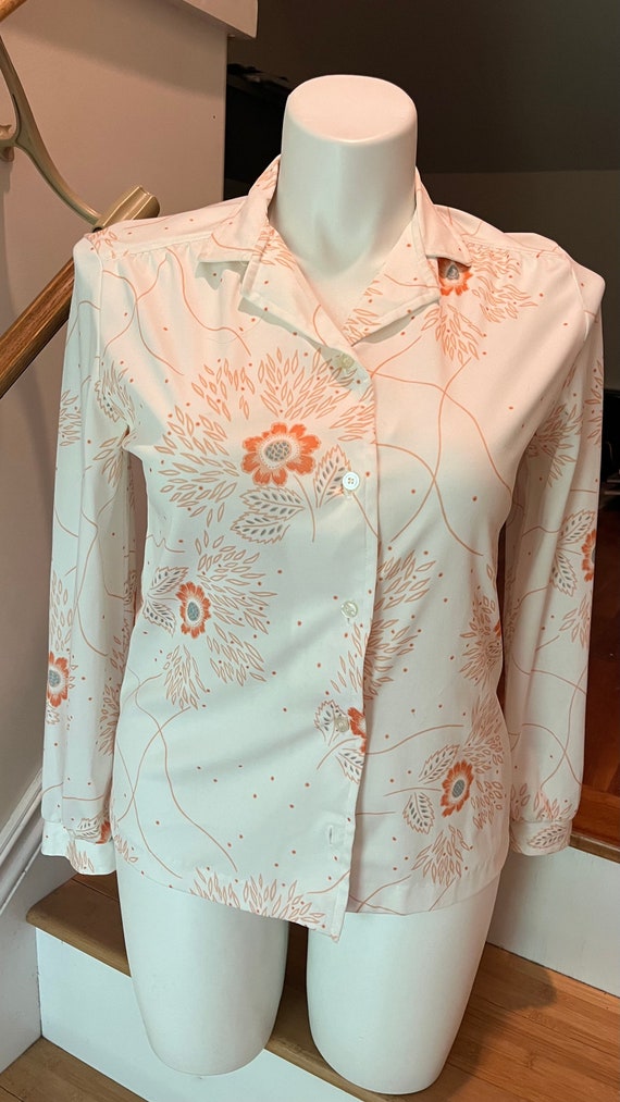 Vintage women blouse. Size M. - image 1