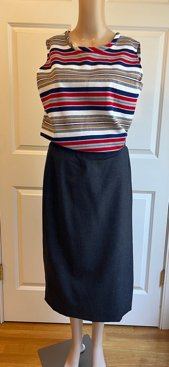 Lands' End wrap around skirt size 10