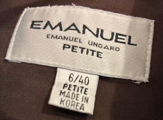 Emanuel Ungaro brown blazer. - image 4