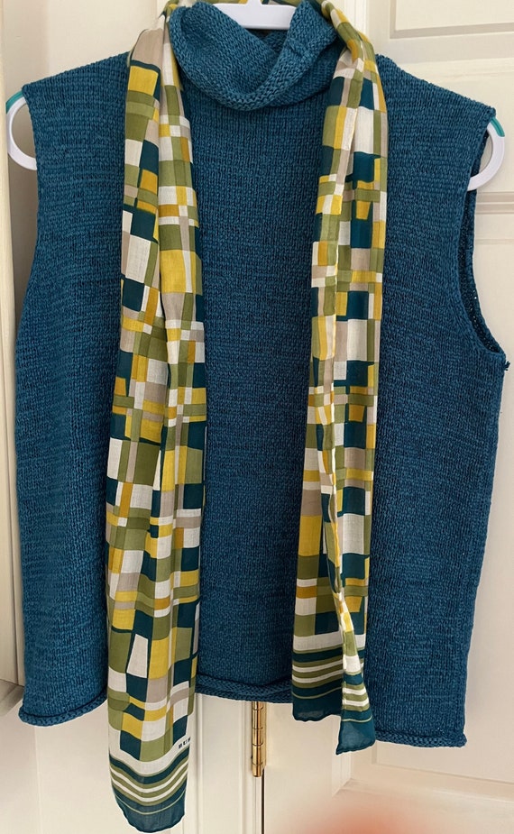 Vintage Burberry scarf.