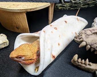 Bearded Dragon Burrito Blanket Beardie Burrito Pancake Blanket Waffle Blanket