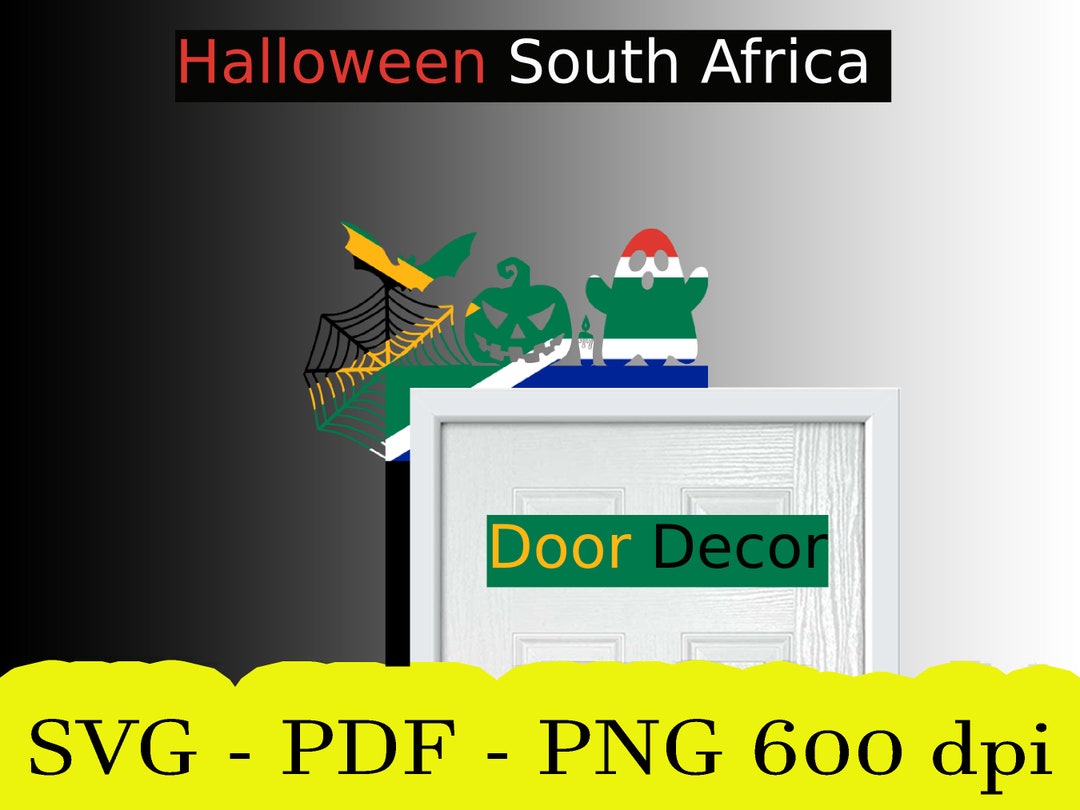 Halloween South Africa Door Corner Halloween Door Corner Etsy