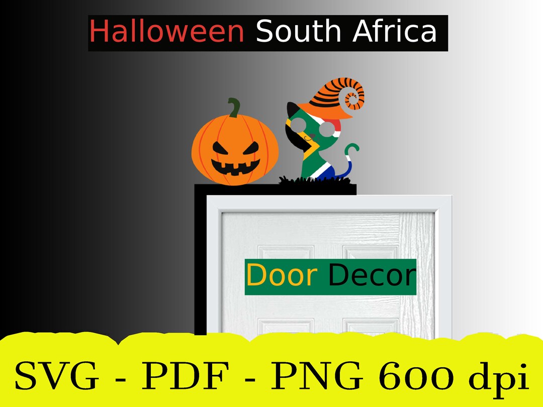 Halloween South Africa Door Corner Halloween Door Corner Etsy