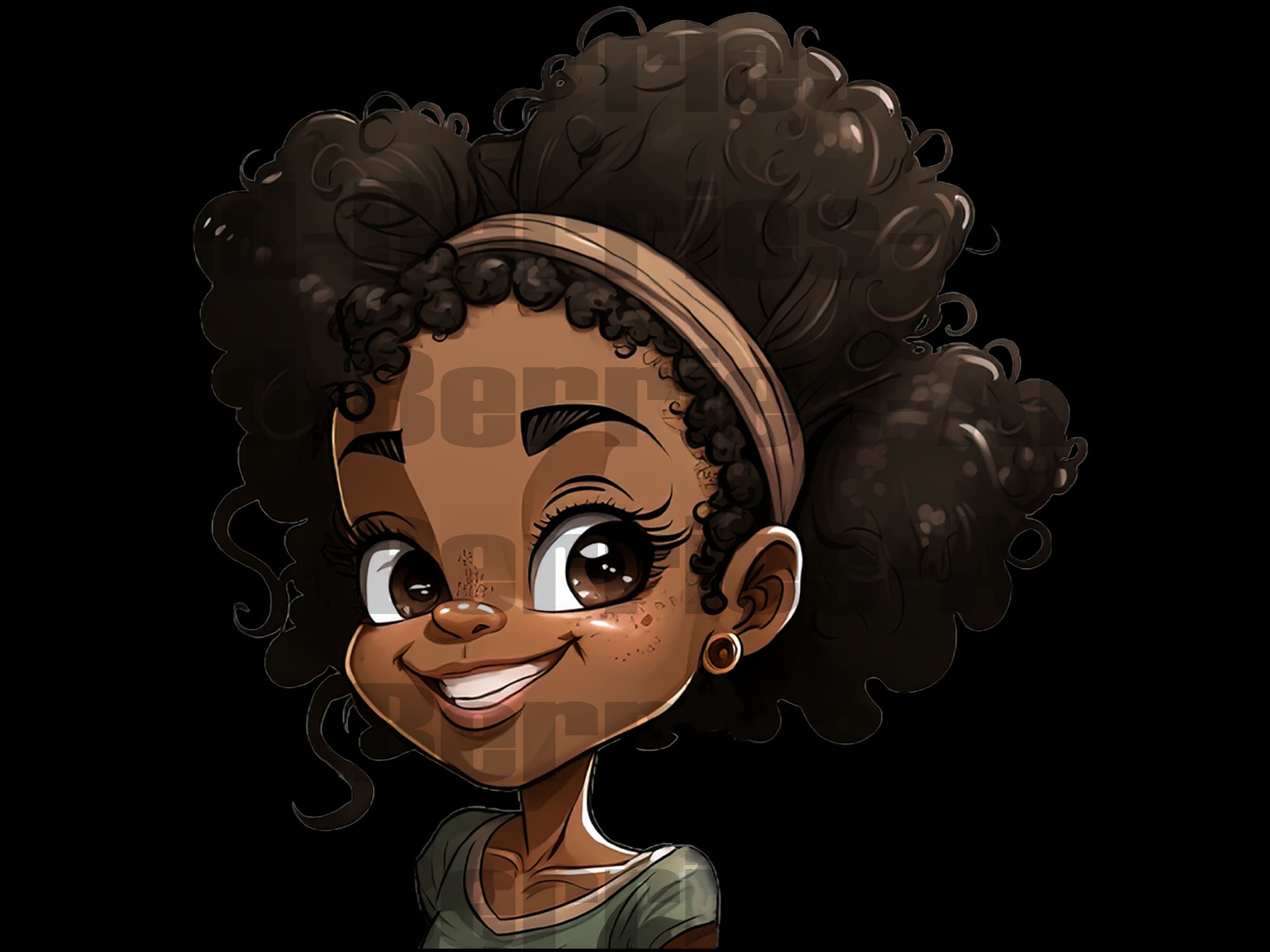 4 Little Black Girl Png Clip Art Afro Girls Black Girls Clip - Etsy