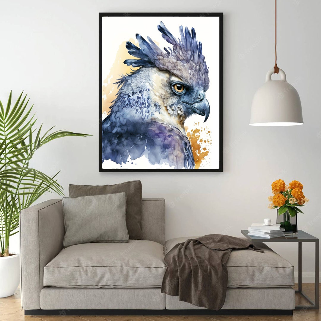 Harpy Eagle Printable Wall Art Nursery Wall Decor - Etsy