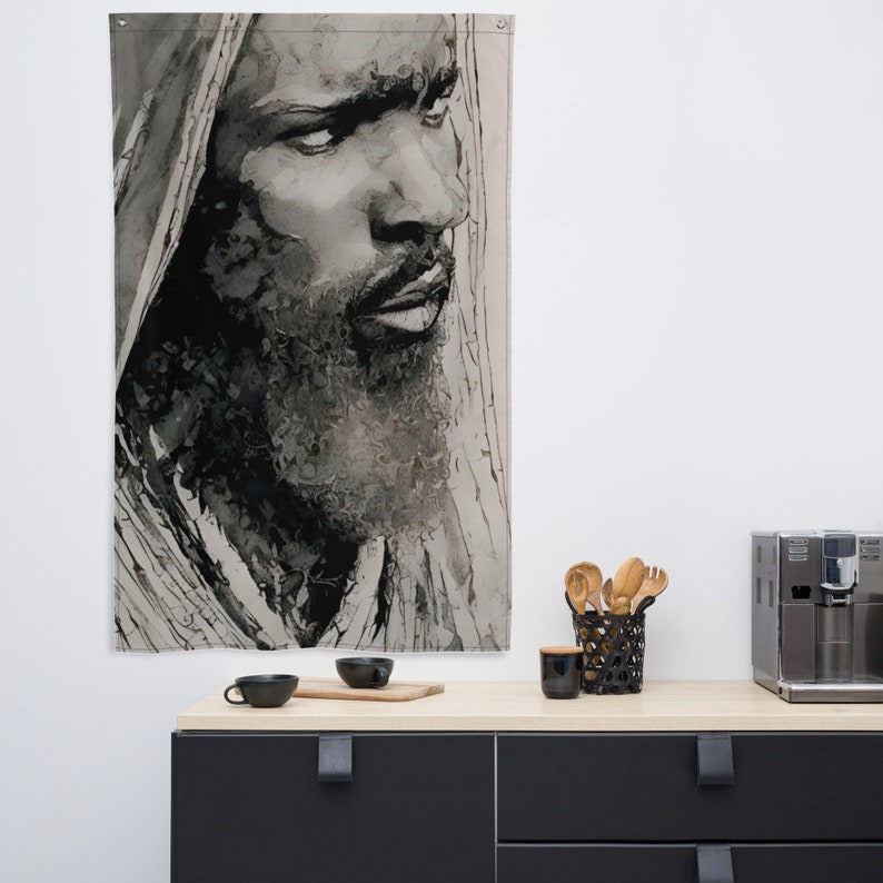 Black Jesus Images Black Jesus Wall Art Black Jesus Art Etsy