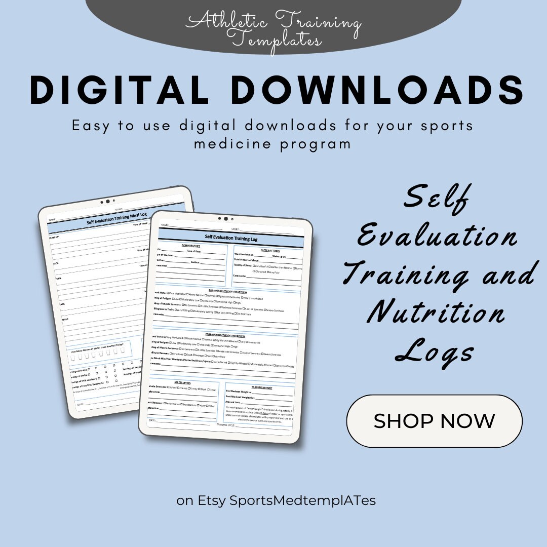 Athletic Training Template Self Evaluation Training And Nutrition Logs athletic-training-template-self-evaluation-training-and-nutrition-logs