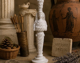 Artemis of Ephesus Statue, Greek Goddess Sculpture, Bookshelf Decor, Greek Mythology Gift