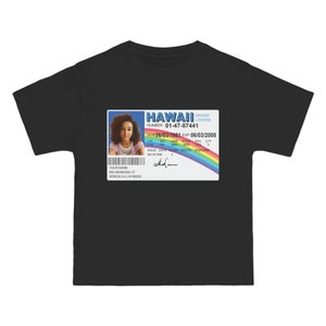 Customized McLovin Short-Sleeve T-Shirt Driver License  from Superbad, Funny Comedy Movie, Unisex Vintage Graphic Tee
