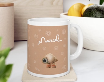 Marcel the shell with shoes on Ceramic Mug 11oz  A24 movie